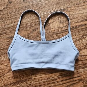 Women's Vuori AllTheFeels XS Light Blue Sports Bra